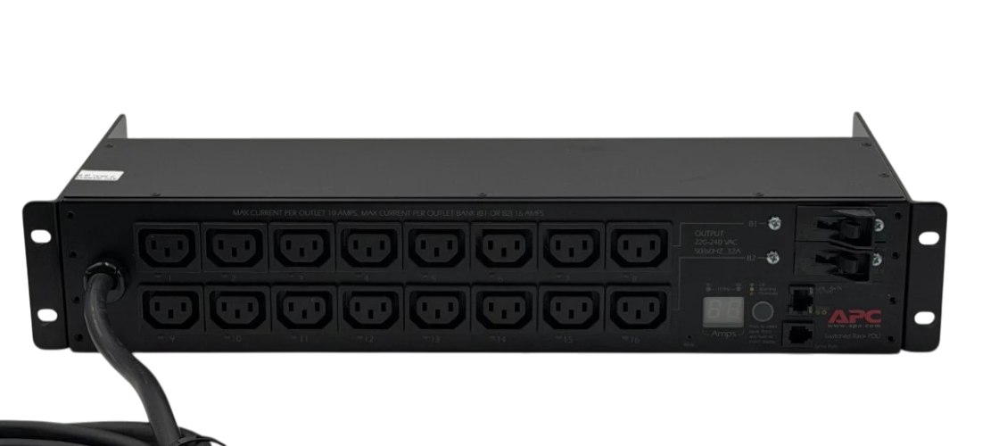 APC AP7922 Rackmount Power Distribution Unit PDU, Switched 2U 32A, 230V, (16)C13