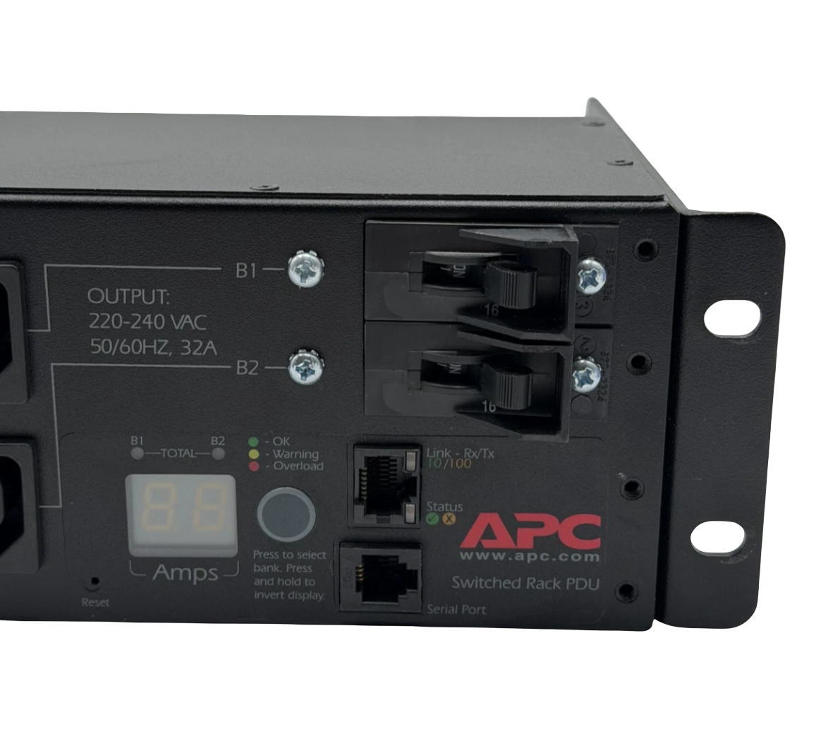 APC AP7922 Rackmount Power Distribution Unit PDU, Switched 2U 32A, 230V, (16)C13