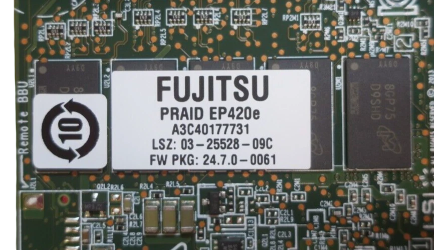 Fujitsu PRAID EP420e 2GB Cache 8-Port SAS 12G RAID Controller A3C40177731