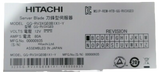 Hitachi CB520X Double Width Server Blade CTO Dual CPU 48x RAM Slot 2x HDD Bay