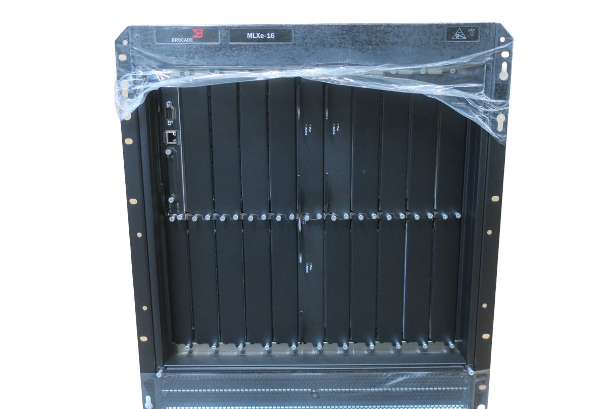 NEW Brocade MLXe-16 16-Slot Router Chassis BR-MLXE-16-MR2-M-AC + 1x BR-MLX-MR2-M