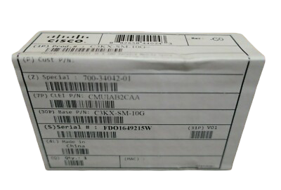 New Cisco C3KX-SM-10G 2x 10GbE GigE SFP+ Gigabit Switch Module 3560X / 3750X