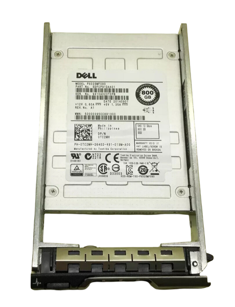 Dell 800GB 12Gbps SAS 2.5" Mixed-Use SSD mu eMLC PowerVault TC2MH PX02SMF080