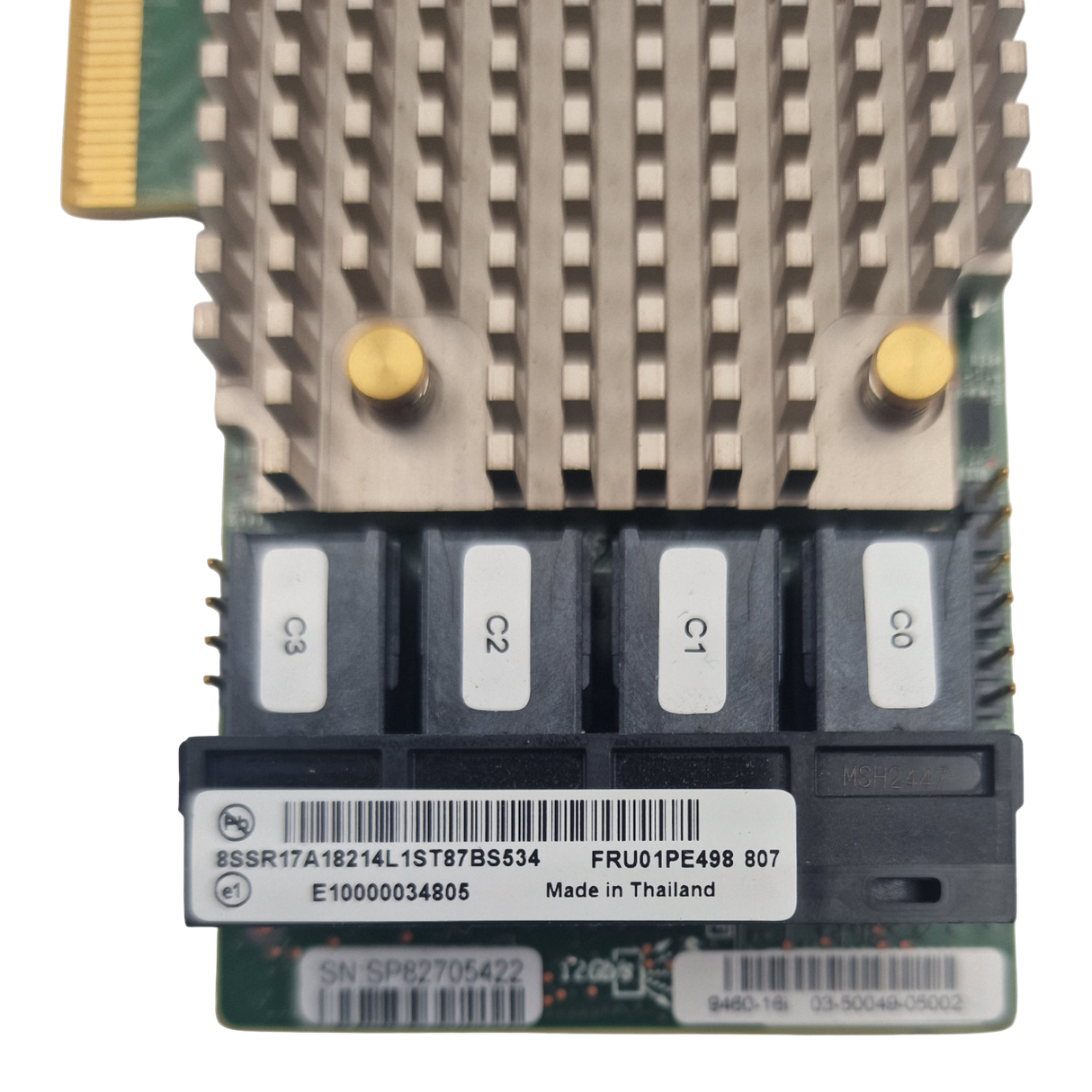 Lenovo ThinkSystem 930-16i 8GB 12Gb/s SAS SAS9460-16i HH RAID Controller 01KN508
