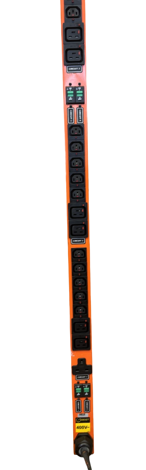 GEIST PDU 32A 400VAC 50/60Hz CB9731 Power Distribution Unit PDU 30X C13 12X C19
