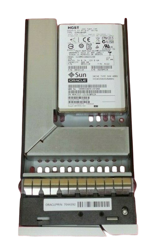 Oracle Sun 400GB 3.5" SAS 12G MLC SSD Solid State Drive + Caddy 7097325 7093645