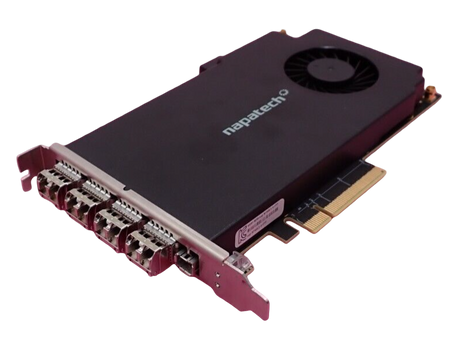 Napatech NT40E3-4-PTP 4-Port 10GbE Packet Analysis Smart Network Interface Card