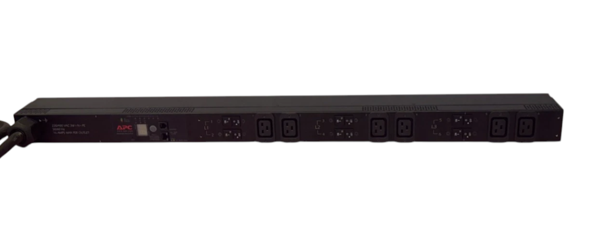 APC AP7855A - Rack PDU Metered Zero U 22kW 400V 6x C19 Power Distribution Unit