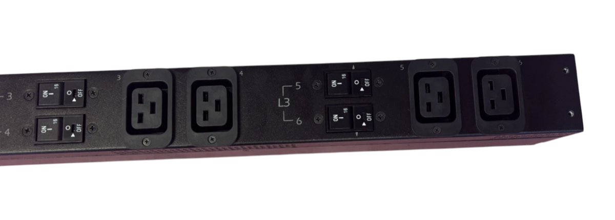 APC AP7855A - Rack PDU Metered Zero U 22kW 400V 6x C19 Power Distribution Unit