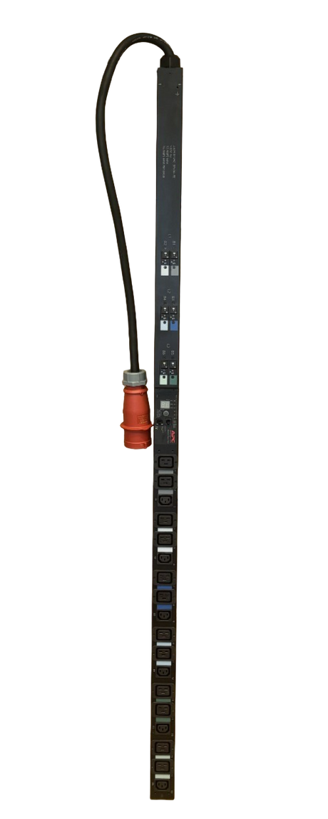 APC AP7856 6x C13 12x C19 32A 3-phase Metered Rack Power Distribution Unit PDU