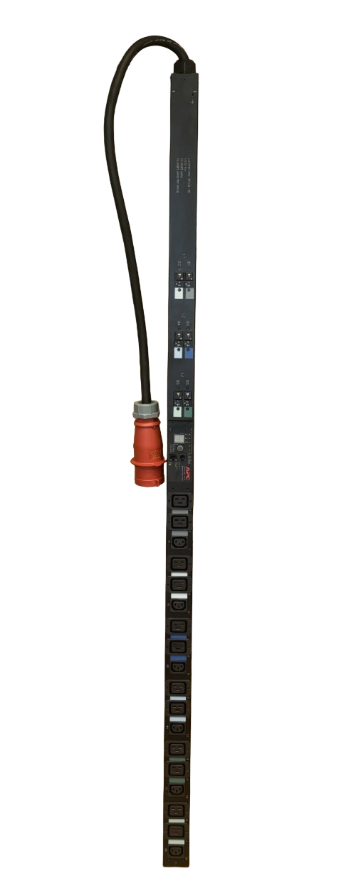APC AP7856 6x C13 12x C19 32A 3-phase Metered Rack Power Distribution Unit PDU
