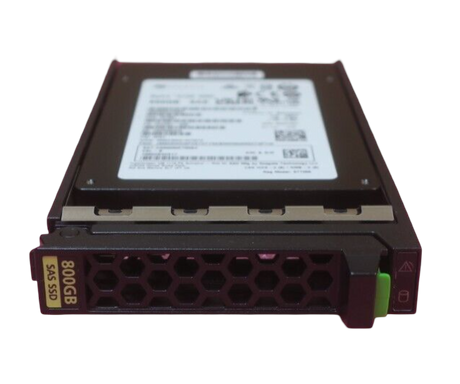 NEW Fujitsu 800GB SAS 12G Write Intensive SFF 2.5" HotPlug SSD S26361-F5835-L800