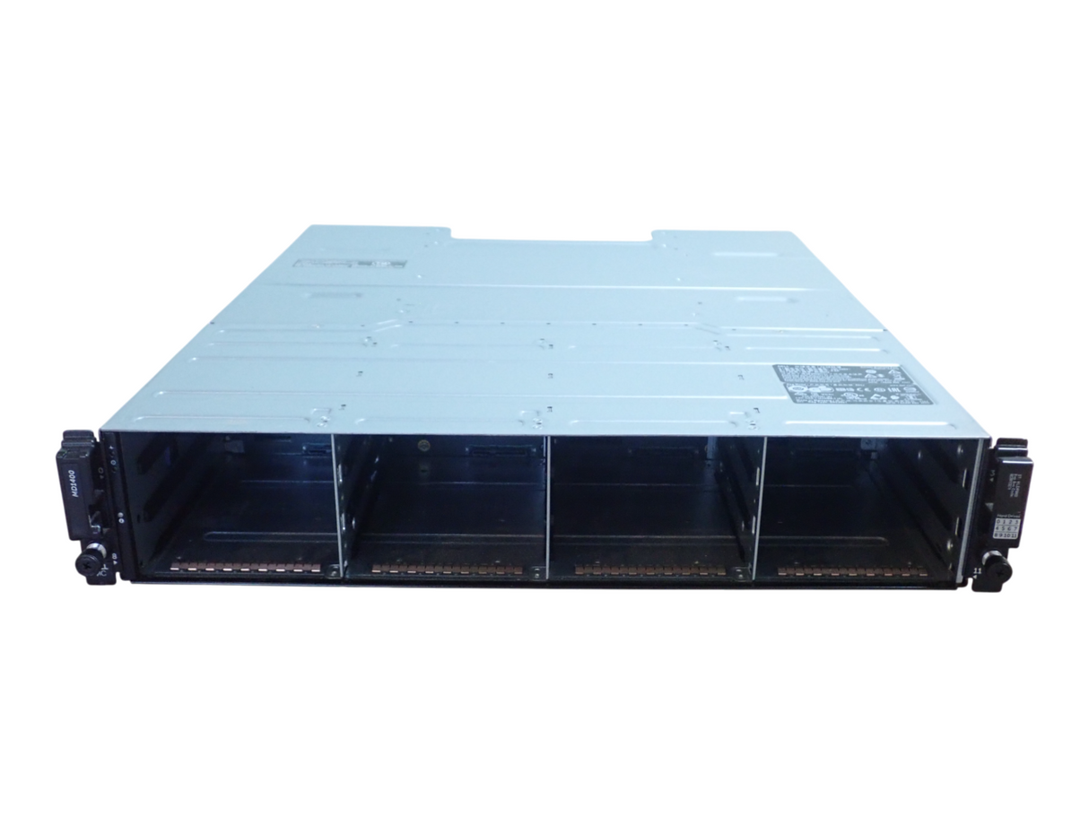 Dell PowerVault MD1400 Storage Array 12x 3.5" SAS Bays 2x 12G-SAS-4 EMM 2x PSU+