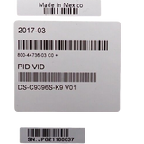 Cisco MDS 9396S 96x 16G FC (84-Active) Multilayer Fabric Switch DS-C9396S-K9