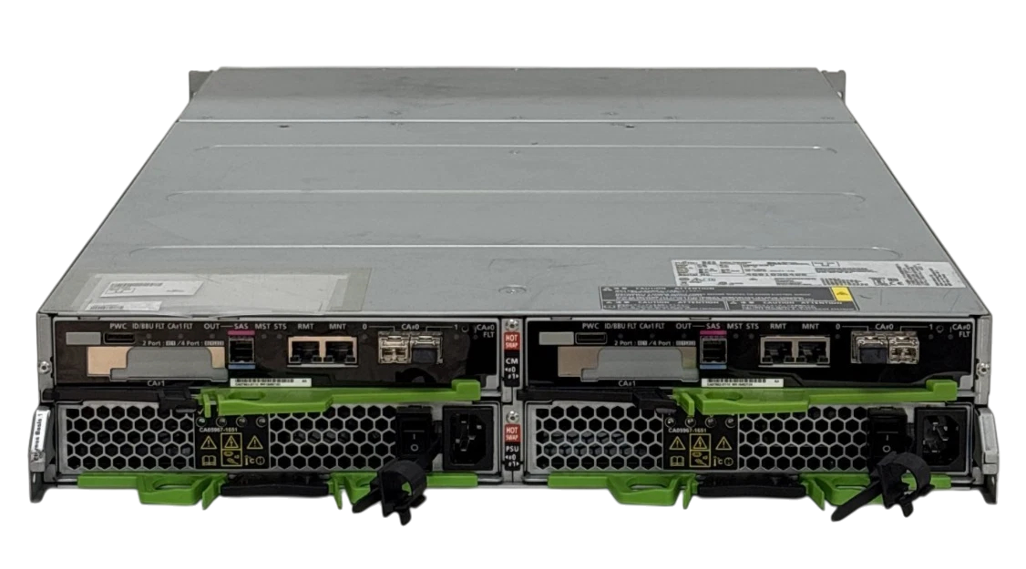 Fujitsu Eternus DX100 S4 24Bay Disk Storage Array ET104AU 2x CA07662-D112
