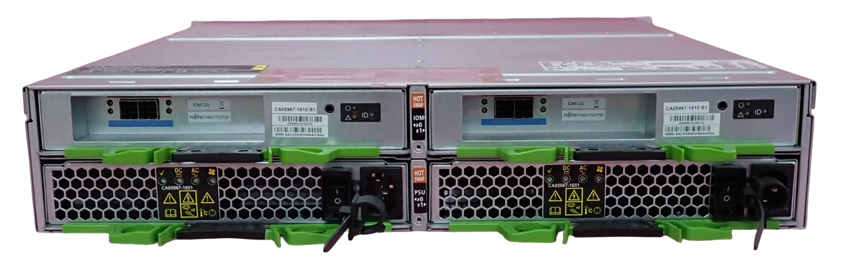 Fujitsu Eternus DX5/600 S3 LFF Expansion Array 2x I/O 12G Controller 2x 800W PSU