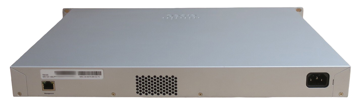 Cisco Meraki MS120-48LP-HW 48x 1GbE PoE+ + 4x SFP Cloud Managed Switch UNCLAIMED