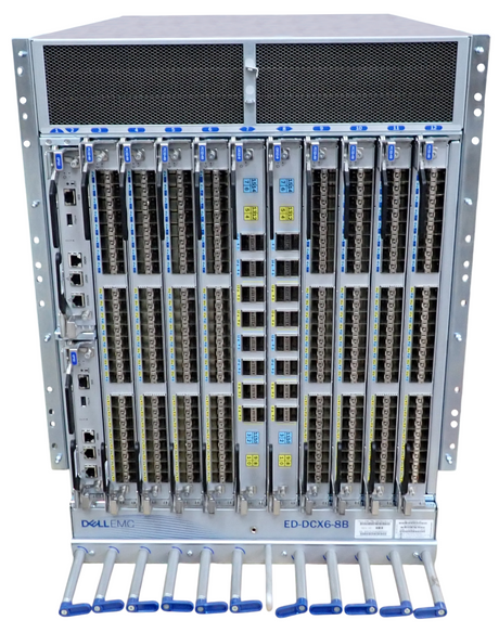 Dell EMC ED-DCX6-8B 8-Slot Gen6 Director + 8x FC32-48 +2x CPX6 +2x CR32-8 Module