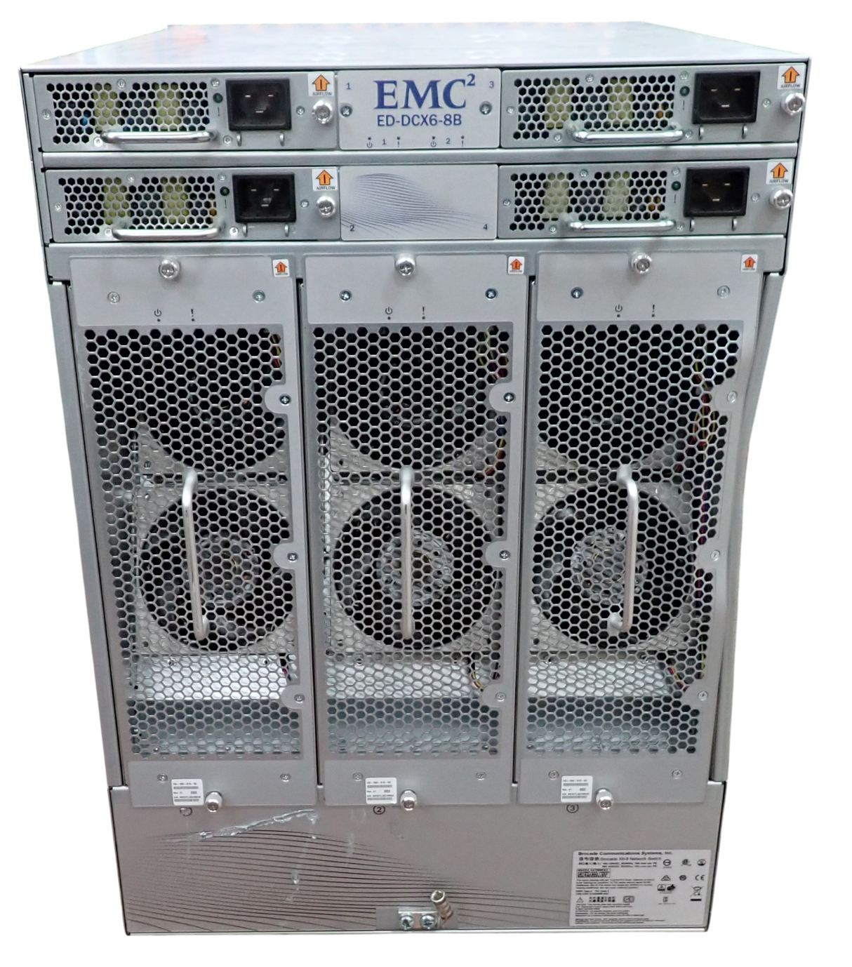 Dell EMC ED-DCX6-8B 8-Slot Gen6 Director + 8x FC32-48 +2x CPX6 +2x CR32-8 Module