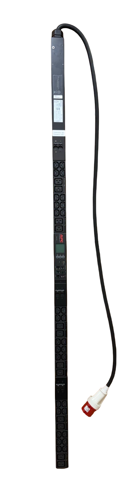 APC AP8886 Metered Rack PDU 32A 3PH 30x C13 12x C19 0U Power Distribution Unit