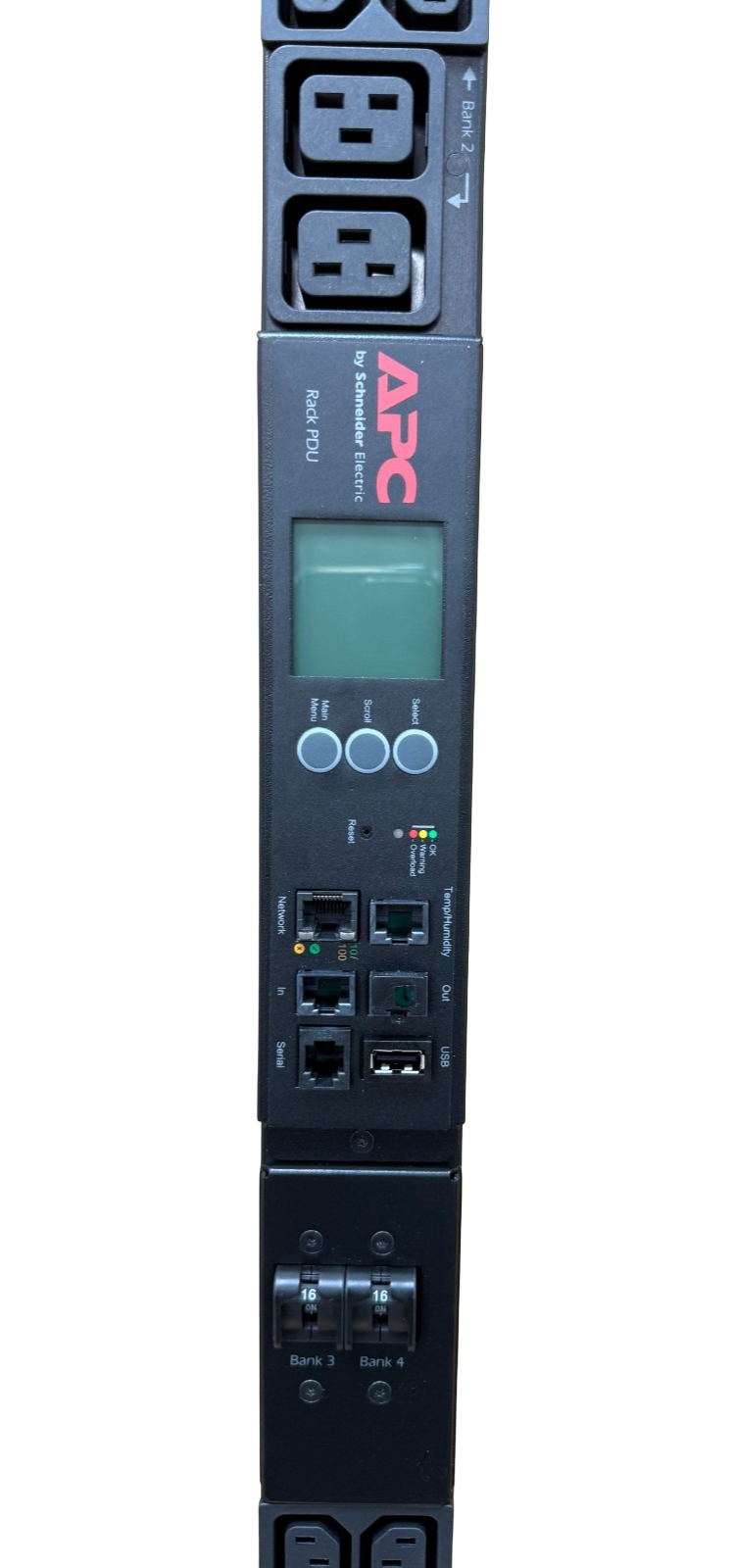 APC AP8886 Metered Rack PDU 32A 3PH 30x C13 12x C19 0U Power Distribution Unit