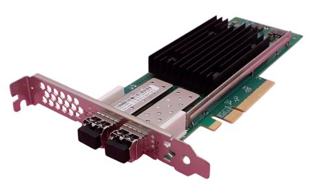 NEW Fujitsu QLogic QLE2772C-SR-F Dual Port 32G FC HBA S26361-F4087-L502 + 2x SFP