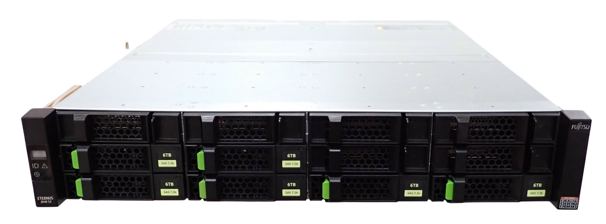Fujitsu Eternus JX40 S2 12x 3.5" Bay Drive Enclosure ETJEBDUF + 6x 6TB HDD =36TB