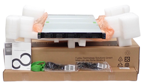 NEW Fujitsu Primergy RX2530 M6 8-Core Silver 4309Y 128GB DDR4 8-Bay 1U Server