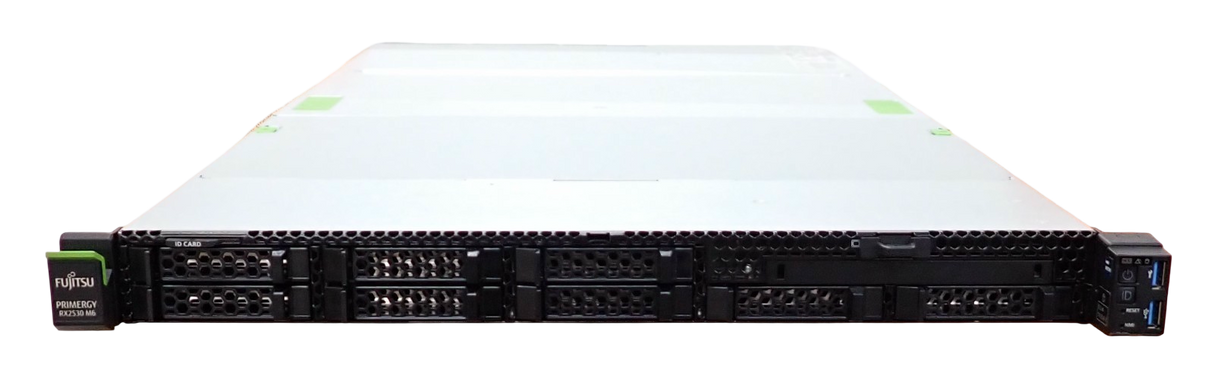 NEW Fujitsu Primergy RX2530 M6 8-Core Silver 4309Y 192GB DDR4 8-Bay 1U Server