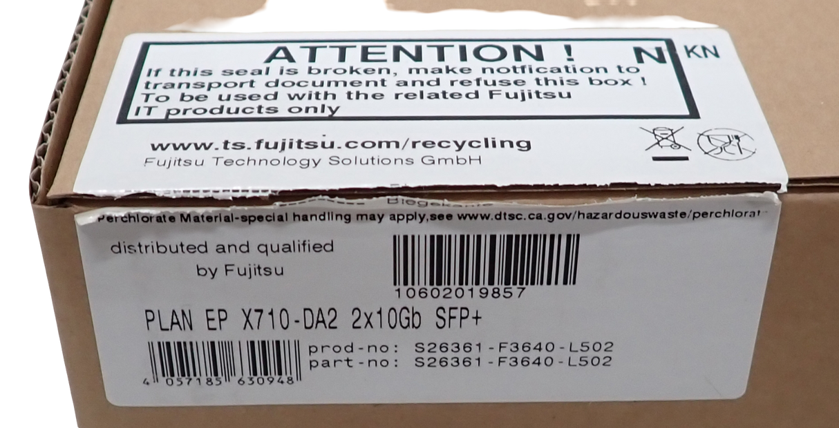 NEW Fujitsu Intel X710-DA2 2x 10GbE SFP+ Network Adapter CNA S26361-F3640-L502