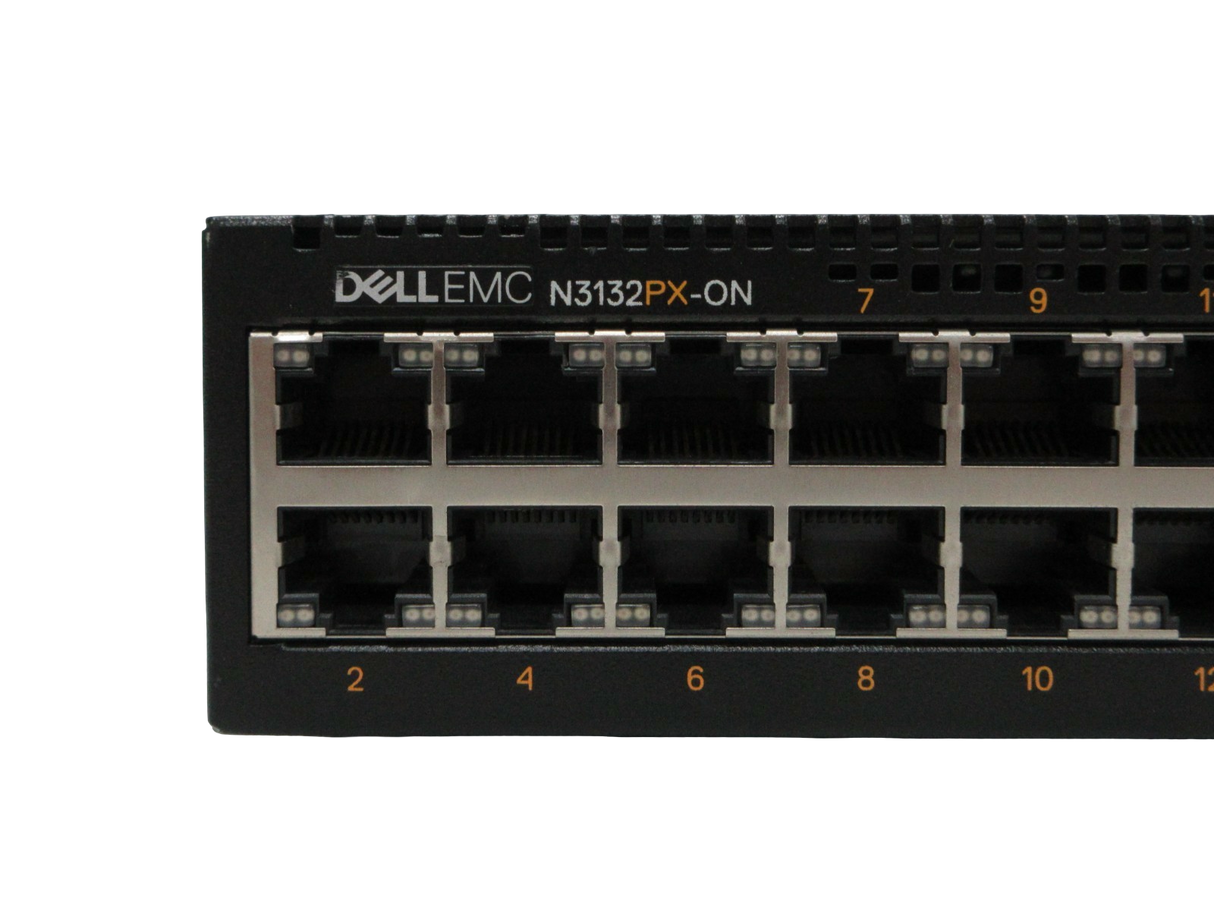 Dell Networking N3132PX-ON Switch 24x 1GbE +8x 1/2.5/5GbE POE RJ45 +4x SFP+ Port