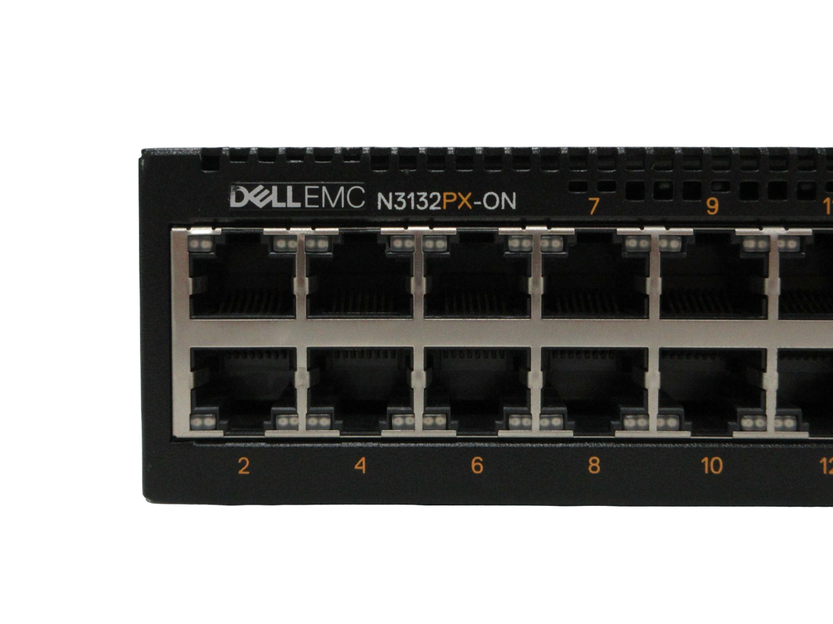 Dell Networking N3132PX-ON Switch 24x 1GbE +8x 1/2.5/5GbE POE RJ45 +4x SFP+ Port