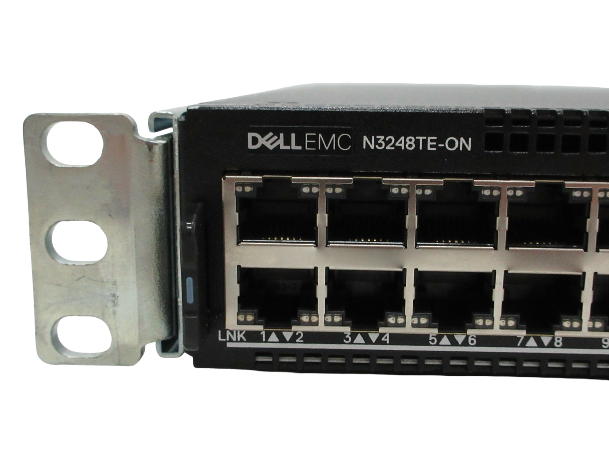 Dell EMC PowerSwitch N3248TE-ON 48x 1G RJ45 4x SFP+ 2x QSFP28 RA Switch OS6
