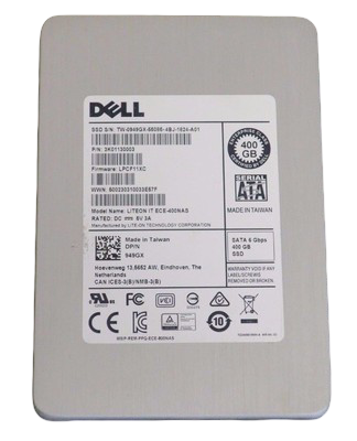 Dell 400GB 6Gbps 2.5" Enterprise MLC SATA SSD Solid State Drive 949GX ECE-400NAS
