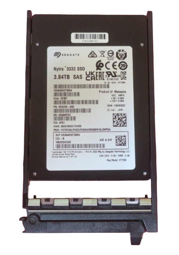 NEW Fujitsu 3.84TB SAS 12Gb/s Read Intensive 2.5" SFF SSD S26361-F5844-L384