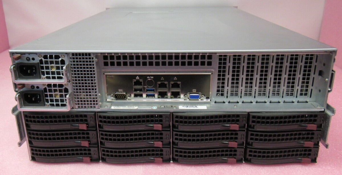 Supermicro CSE-847 X10DRi-T4+ Xeon E5-2600v3/v4 36 x 3.5" Bay 4U Storage Server