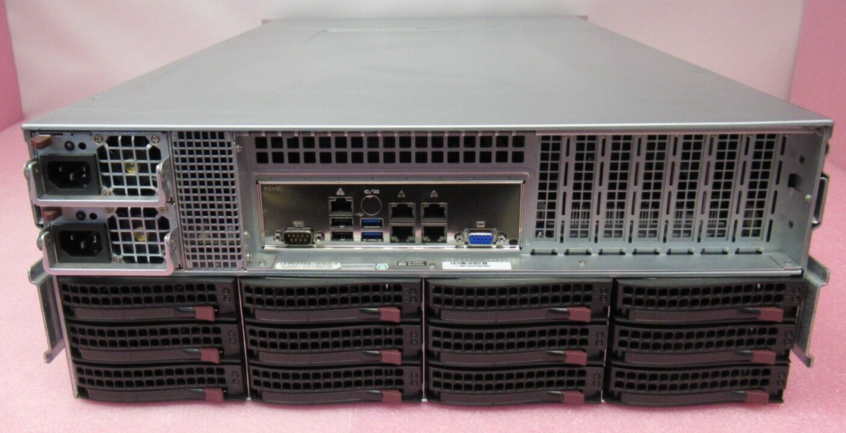 Supermicro CSE-847 X10DRi-T4+ Xeon E5-2600v3/v4 36 x 3.5" Bay 4U Storage Server