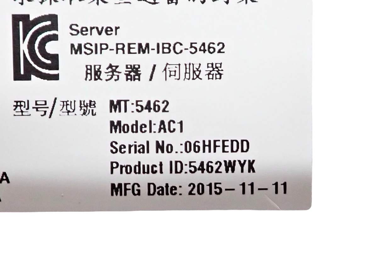 Lenovo x3650 M5 5462-AC1 2x E5-2600v3 CPU 24-DIMM 16x 2.5" Bay 2U CTO Server