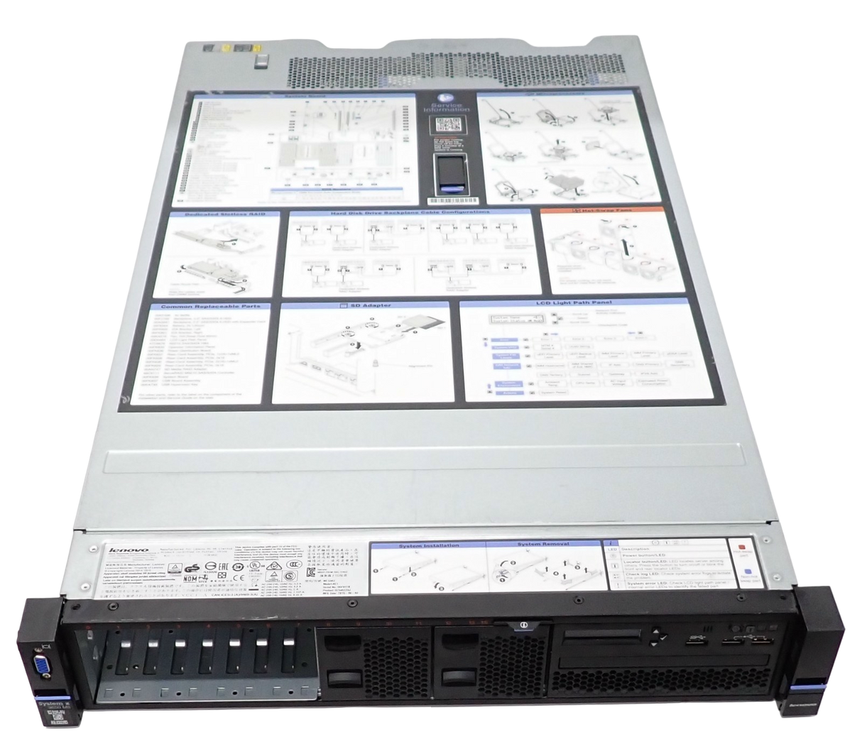 Lenovo x3650 M5 5462-AC1 2x E5-2600v3 CPU 24-DIMM 8x 2.5" Bay 2U CTO Server