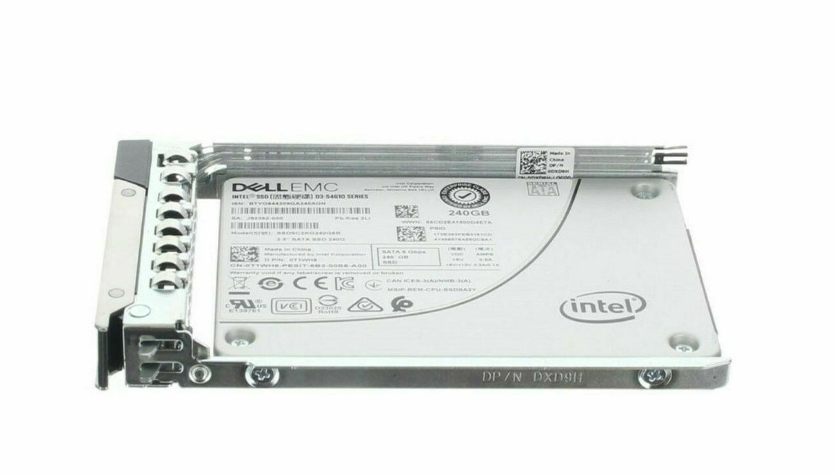 New Dell Enterprise 240GB 2.5" SATA 6G Mix Use NAND TLC SSD T1WH8 SSDSC2KG240G8R