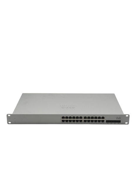 Cisco Meraki MS210-24P-HW 24x 1GE POE+ 4x 1G SFP 1U Cloud Switch UNCLAIMED