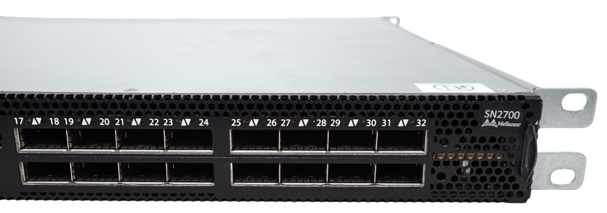 Mellanox SN2700 32x 100Gb QSFP28 Short Depth Switch MSN2700-CB2F B2F ONYX 3.10