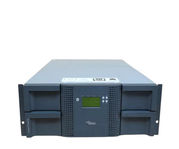 Fujitsu FibreCAT TX48 S2 Rackmount Tape Library Autoloader - No Drives