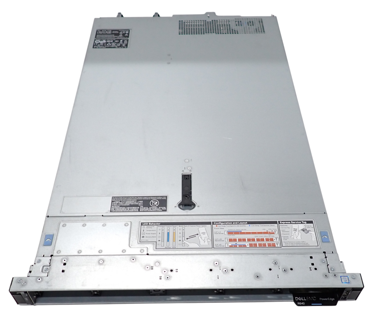 Dell PowerEdge R640 Dual Scalable 2nd Gen CPU 24-DIMM 8-Bay 1U CTO Server