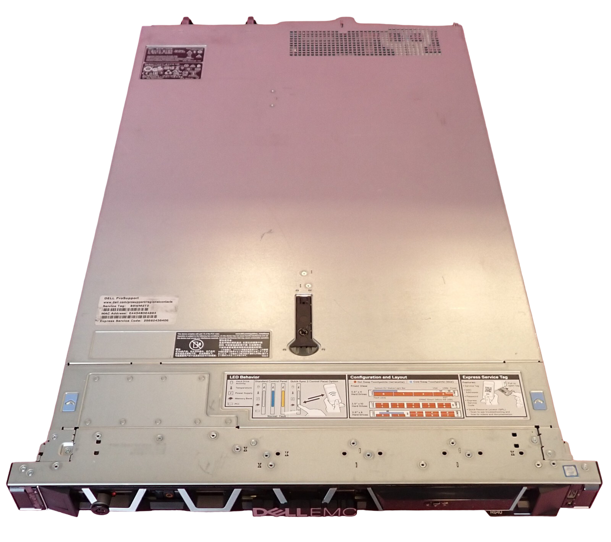 Dell PowerEdge R640 Dual Scalable 2nd Gen CPU 24-DIMM 8-Bay 1U CTO Server