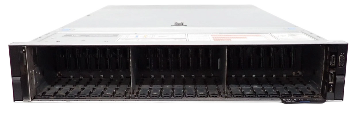 Dell PowerEdge R740xd 2x Scalable CPU 24-DIMM 24x 2.5" SAS Bay CTO 2U Server