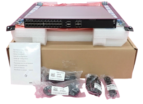 NEW Dell PowerSwitch S4128F-ON 28x 10GbE SFP+ + 2x 100GbE QSFP28 Port Switch OPX