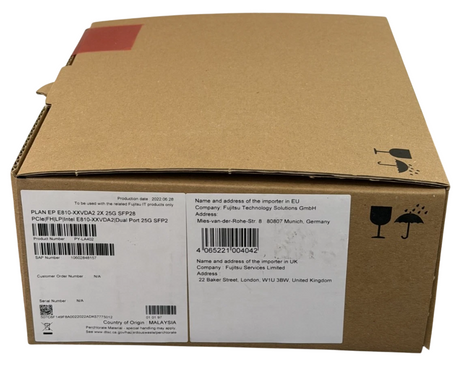 NEW Fujitsu PLAN EP E810-XXVDA2 2x 25GbE SFP28 PCIe Ethernet Card PY-LA402