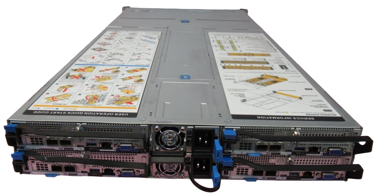 QCT QuantaPlex T42S-2U 24x 2.5" SFF Bay 4x Node Servers CTO 4 x MCX4421A-ACAN