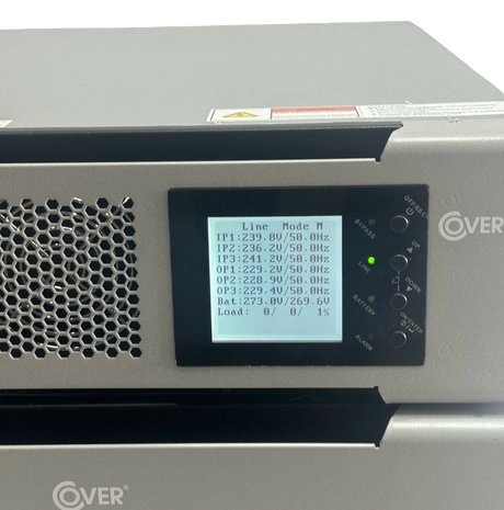 Cover PKX 3/3 10K UPS 10kVA/10kW 3-Phase On-Line Tower Rack with Battery Packs